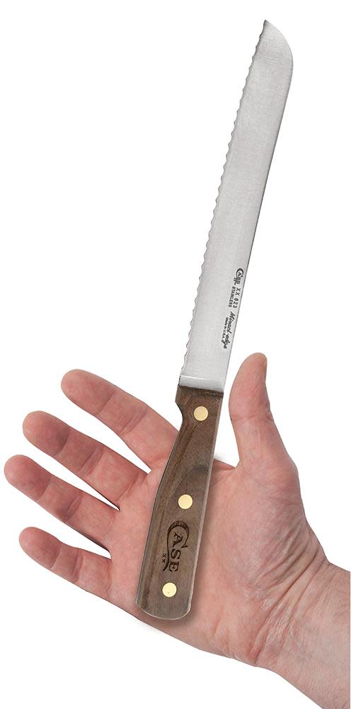 Case Household Cutlery 8" Bread Knife – Solid Walnut Handle