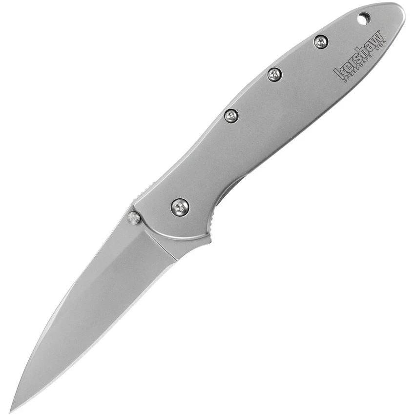 Kershaw Leek Assisted Opening Knife 3 Inch Bead Blast Stainless Blade For EDC Enthusiasts by Kershaw