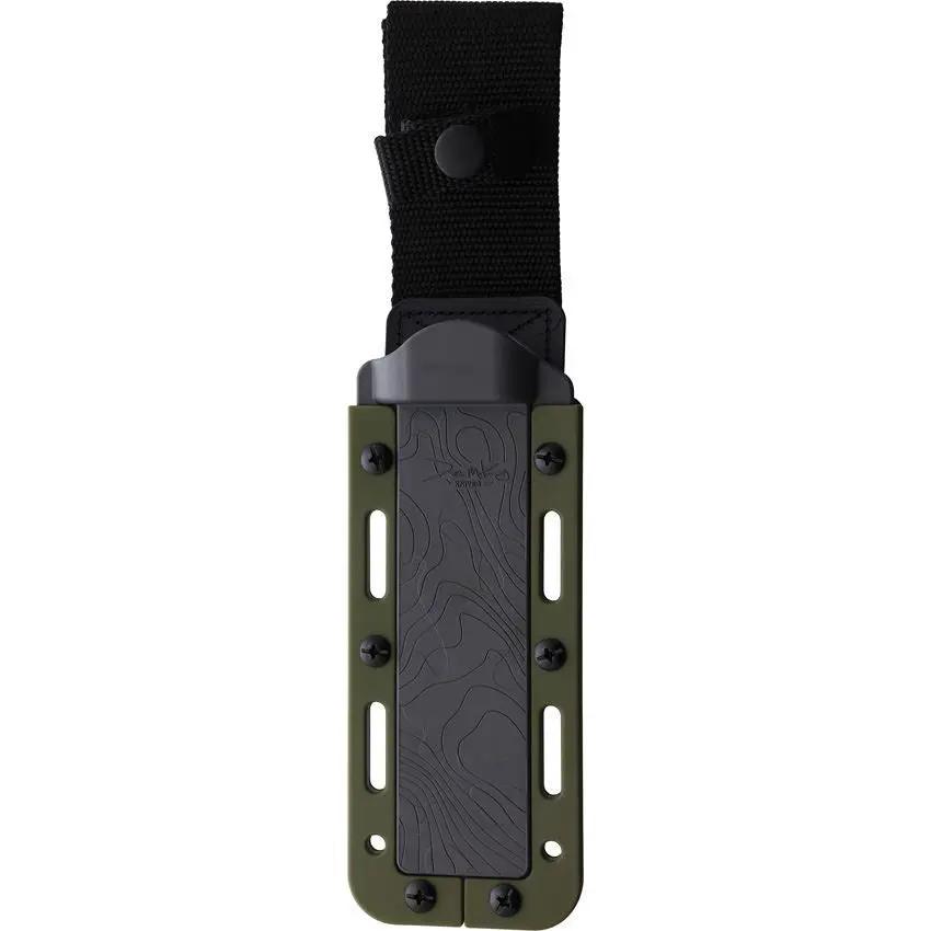 Demko FreeReign Tanto Knife Full Tang Satin AUS10A Blade Outdoor Tactical EDC Ready OD Gray Kydex Molle Sheath by Demko