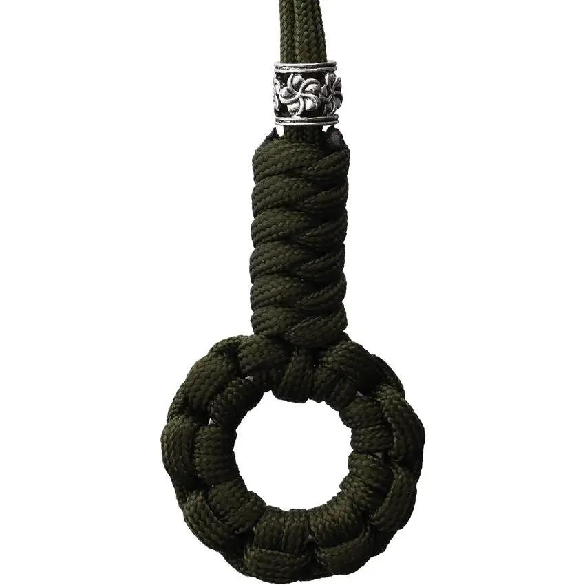 Coeburn Paracord Lanyard Cobra Knot Ring 6 Inch OD Green For Outdoor Survivalists And EDC Pros by Coeburn Tool