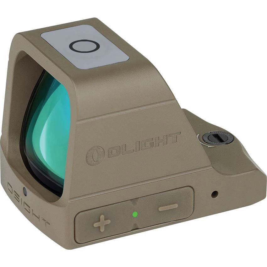 Olight Osight Gun Sight Green FDE OSIGHTGNFLDKET 3 MOA Dot Waterproof Shockproof Motion Sensor For Pistol And Rifle by Olight