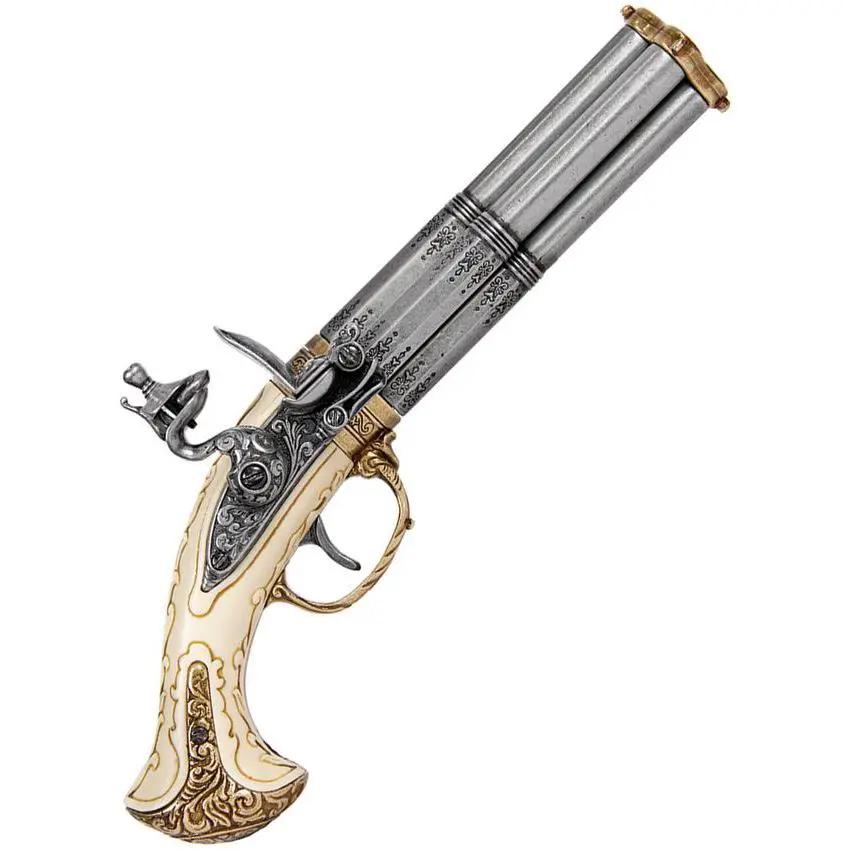 Denix Revolving 4 Barrel Flintlock 22-1310 by Denix