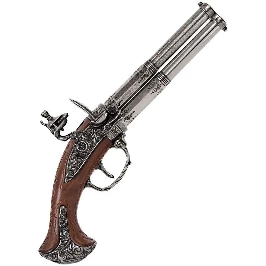 Denix French 2 Barrel Flintlock 22-1308 by Denix