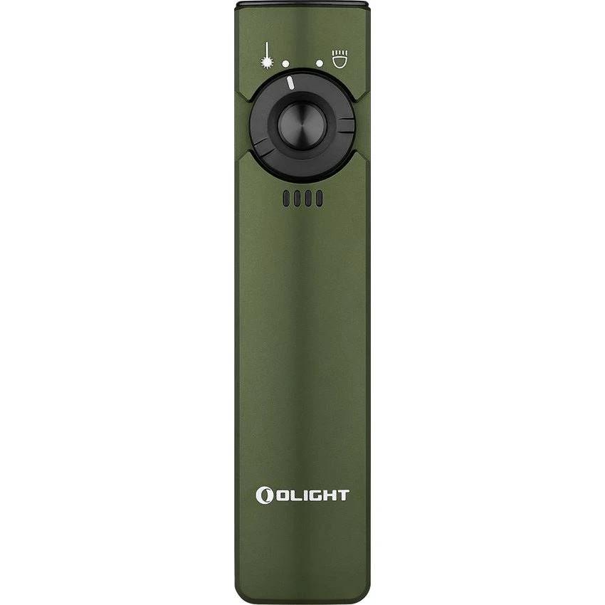 Olight Arkfeld Flat Tactical Flashlight With Green Laser Rechargeable Water And Impact Resistant For EDC by Olight