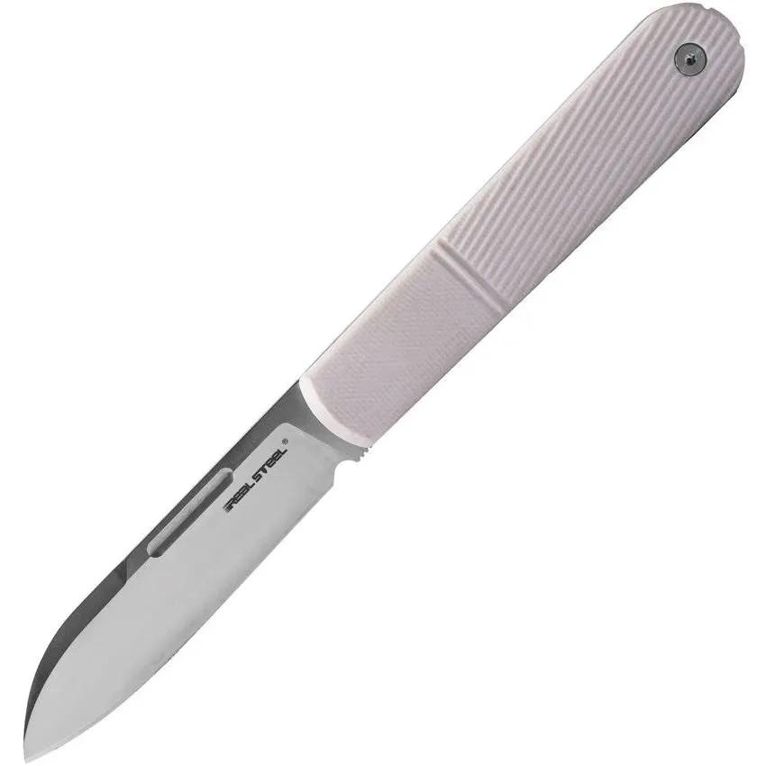 Real Steel Barlow RB5 Slip Joint Knife Ivory 8021I For Knife Enthusiasts Compact Reliable EDC by Real Steel
