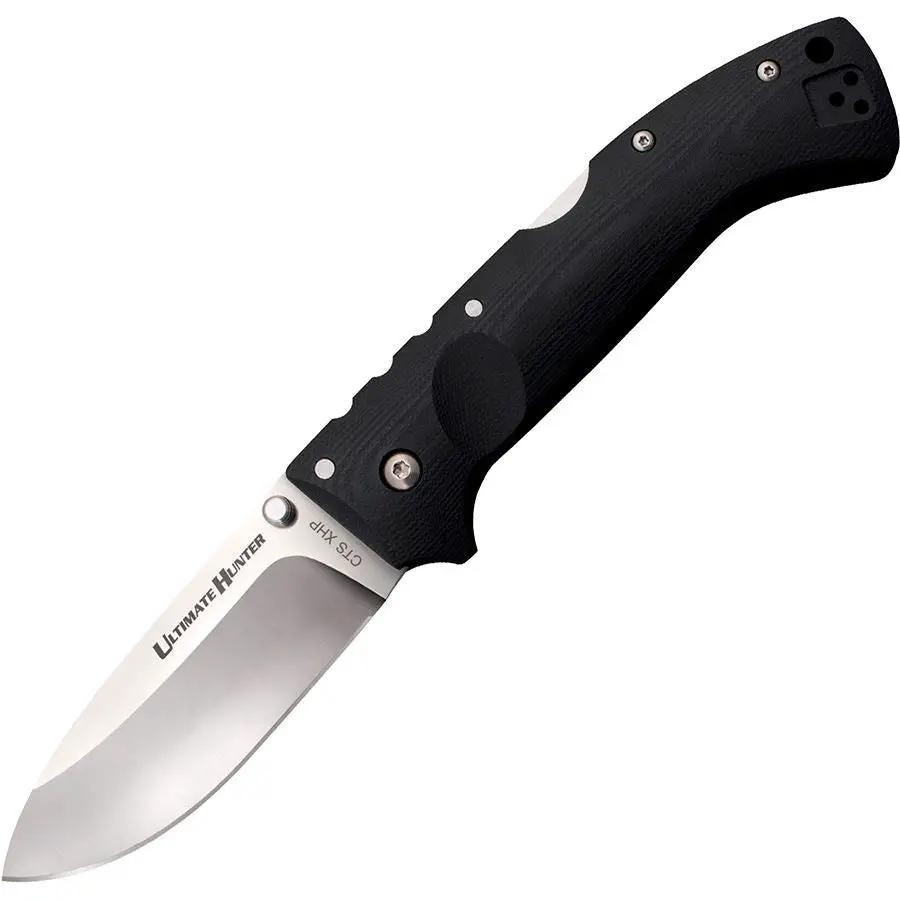 Cold Steel Lynn Thompson Collection Ultimate Hunter Tri-Ad Lock - Premium CTS-XHP Drop Point Blade by Lynn Thompson Collection