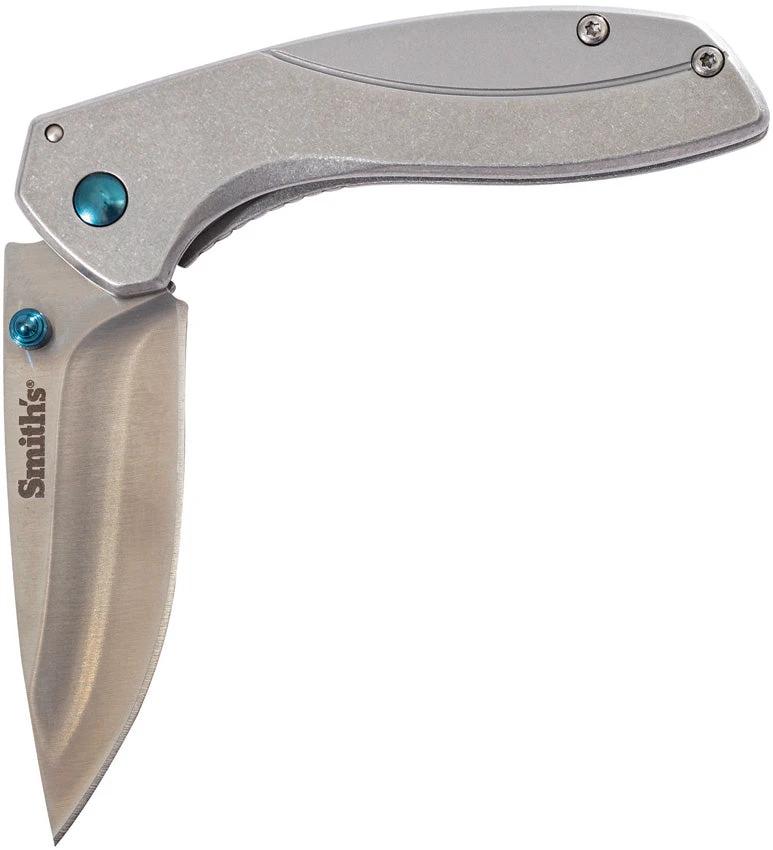 Smith's Sharpeners Noesis Framelock Gray 51245 by Smith's Sharpeners