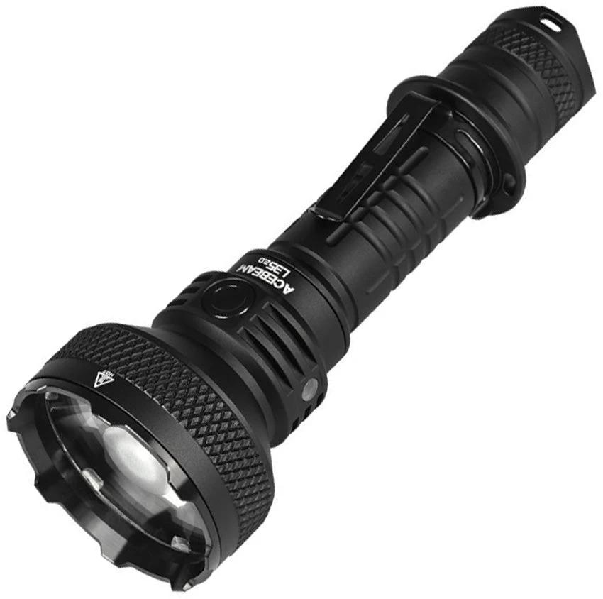 Acebeam L35 2.0 Flashlight Turbo to 5000 Lumens Rechargeable USBC Submersible 5m Dual Switch Outdoor Adventurers by ACEBEAM