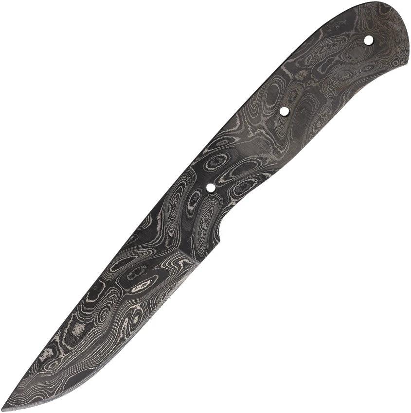 Damascus Knife Blank Alabama ADS038 Full Tang One Piece 7.5 Inch Blade For Knife Makers by Alabama Damascus Steel