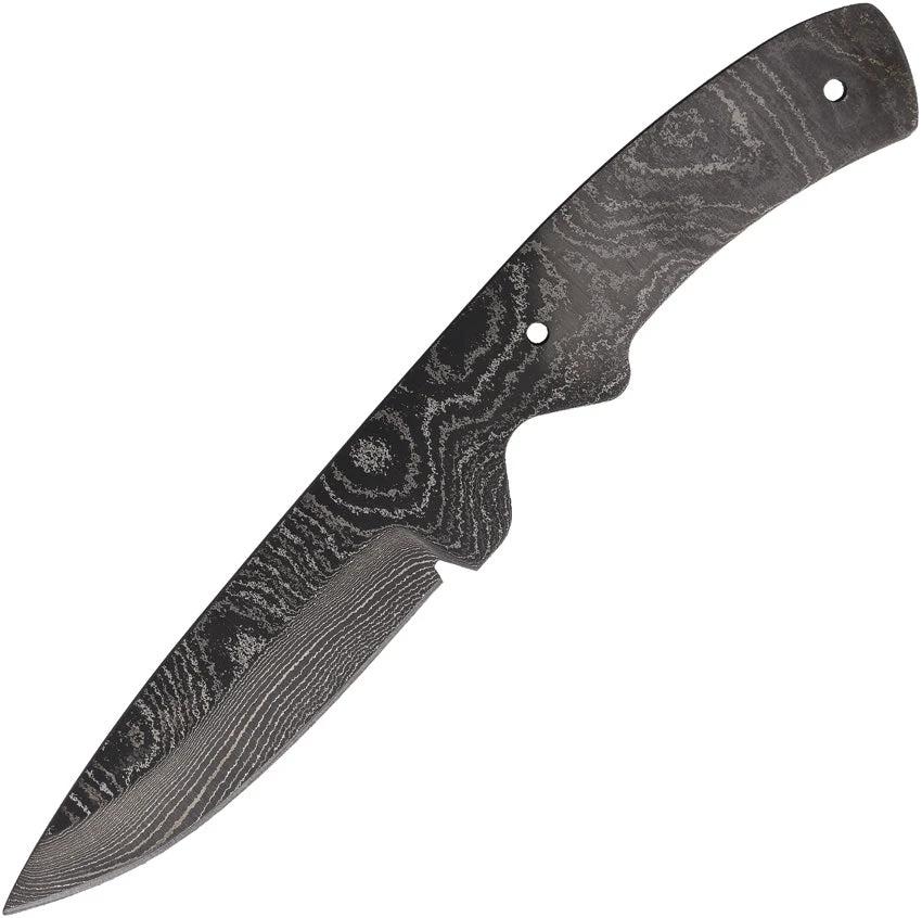 Alabama Damascus Knife Blank Full Tang 7.5 Inch Overall 3.5 Inch Blade For Knife Makers by Alabama Damascus Steel