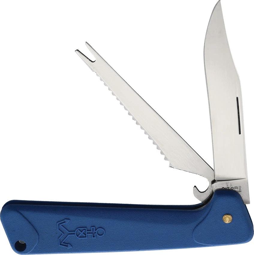Aitor Pescador Pocket Knife For Anglers Mirror Stainless Clip Blade Fish Scaler Hook Disgorger Bottle Opener by Aitor