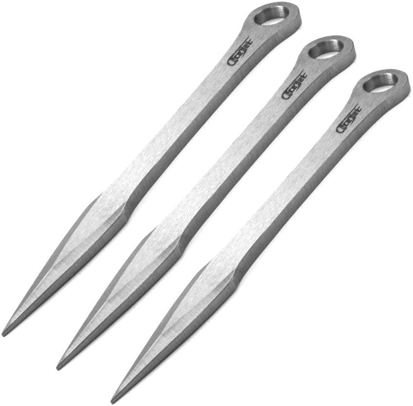AceJet Kunai Throwing Knives Set of 3 for Knife Throwers Spring Steel Lanyard Hole Pro Approved by ACEJET