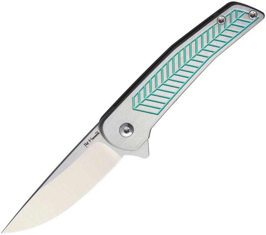 Alliance Designs Scout Framelock Knife Green Satin Titanium Handle Durable RWL34 Blade For EDC Enthusiasts 3.25 Inch by Alliance Designs