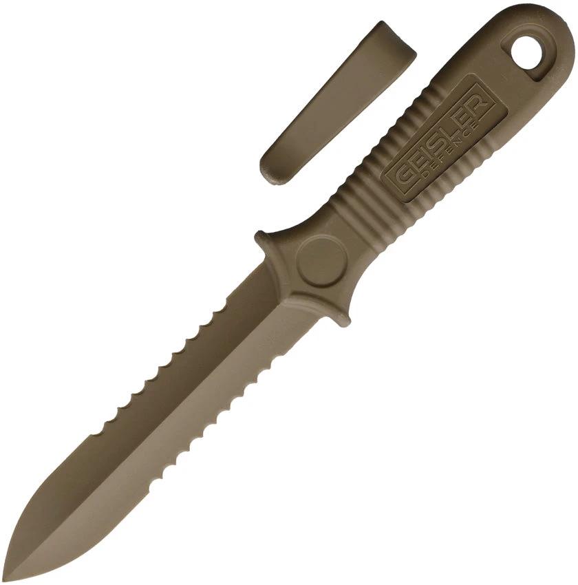 AMG Corp Long Kobe Boot Knife FDE 5566 by AMG Corp