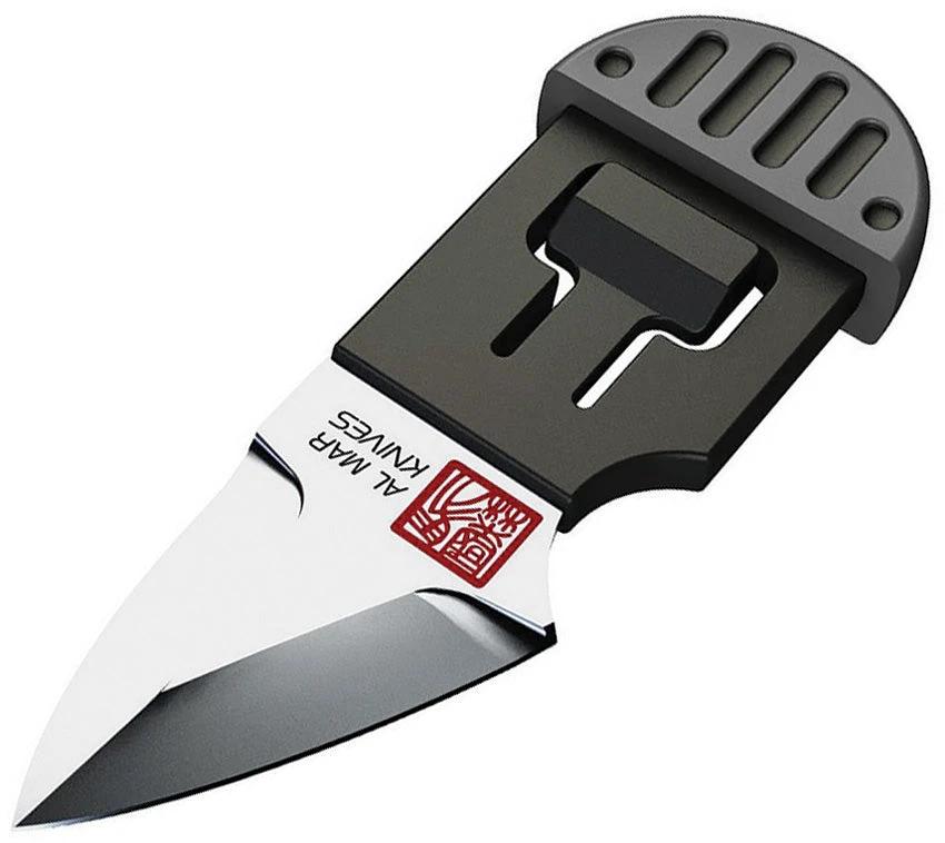 Al Mar Stinger Keyring Knife Black D2 Satin Blade EDC Self Defense Tool For Everyday Carry by Al Mar