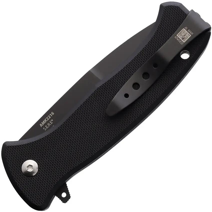 Al Mar SERE 3 Linerlock Knife With TiNi Coated S35VN Blade Black G10 EDC Tactical by Al Mar