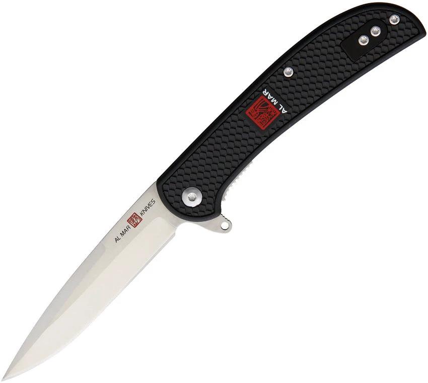Al Mar Ultralight Falcon Linerlock EDC Knife Talon Series Satin 8Cr13MoV Blade 4 Inch Closed by Al Mar