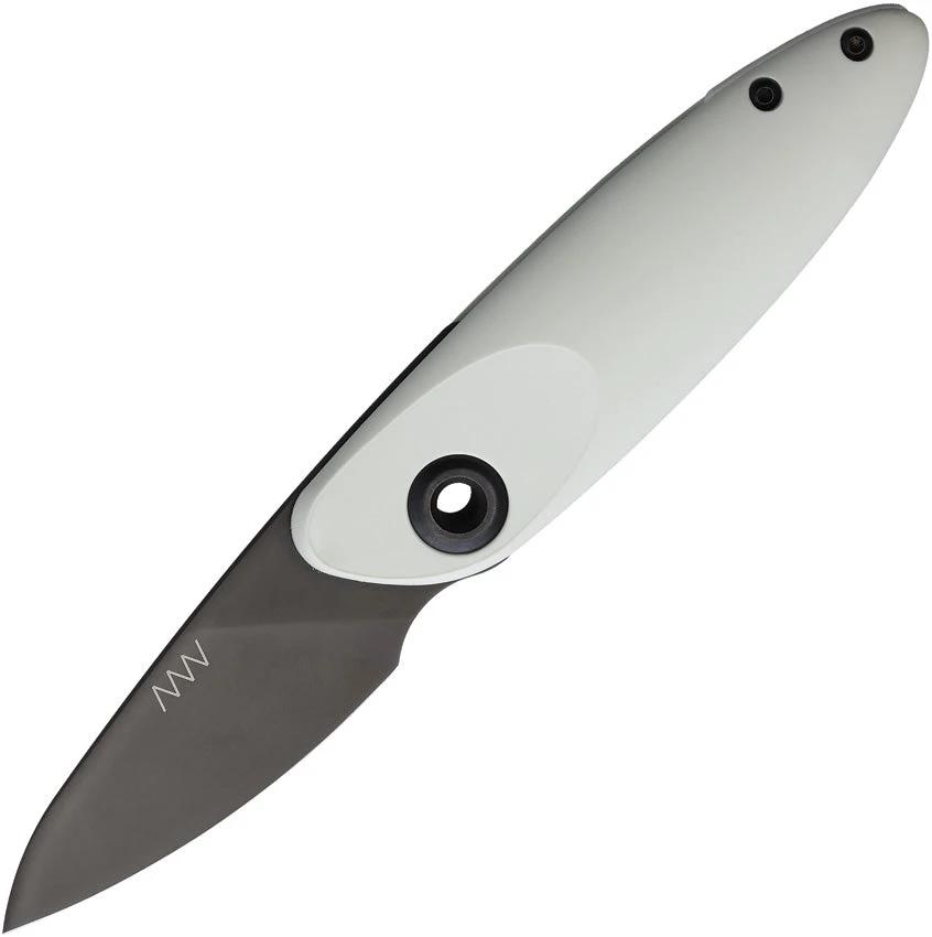 Acta Non Verba Knives Z070 Slip Joint Knife Sleipner Blade Mint White GRN Handle For EDC Enthusiasts by Acta Non Verba Knives