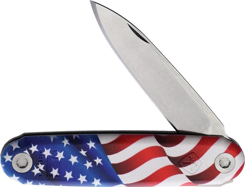 American Service Knife The ONE Folder Flag ASK-ONE FLG by American Service Knife