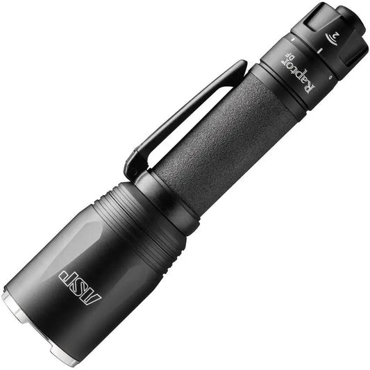 ASP Dual Fuel Raptor Flashlight Rugged Aluminum Build High Brightness For Outdoor Pros And Emergency Crews by ASP