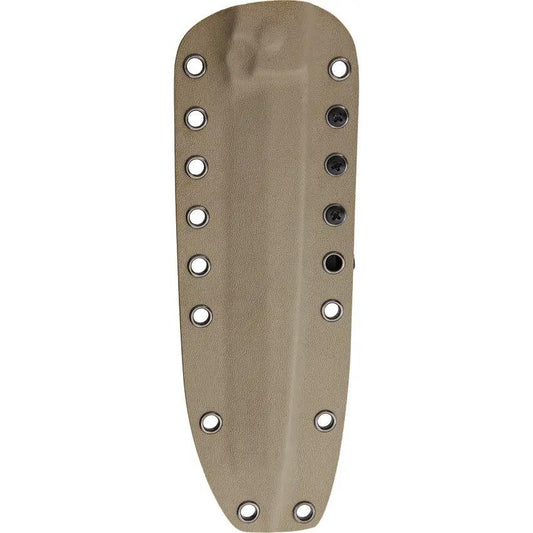 Hoffner Knives Beast Khaki - Full Tang 7 Inch 440C Drop Point Tanto Blade with Grippy G10 Handles by Hoffner Knives