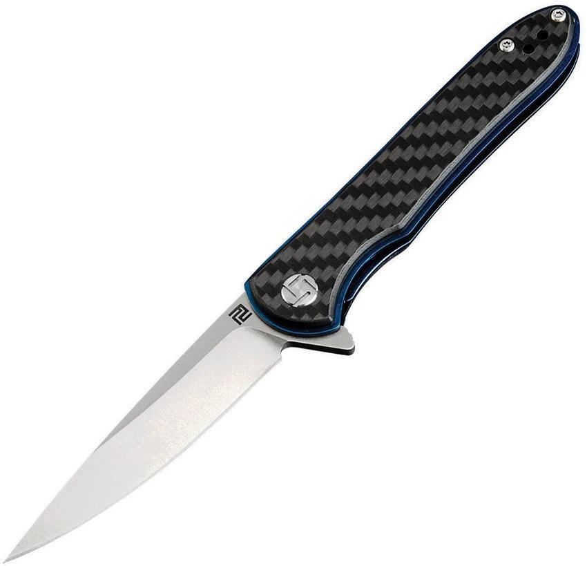 Artisan Shark Linerlock CF D2 1707PS-CF by Artisan