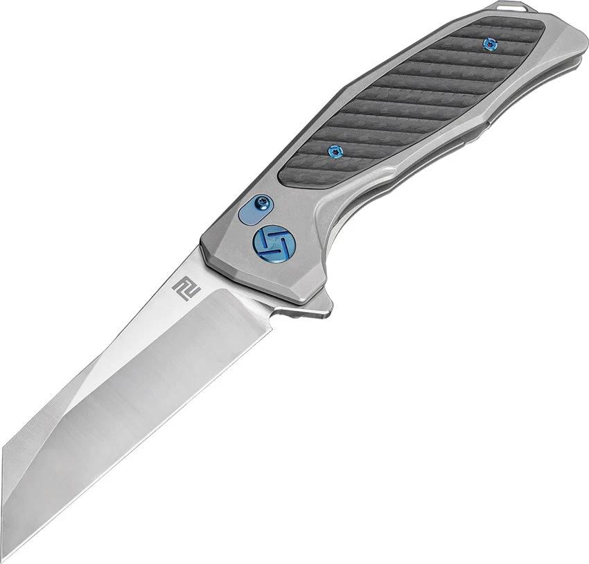 Artisan Megahawk Framelock Gray S35VN 1809G-GYS by Artisan