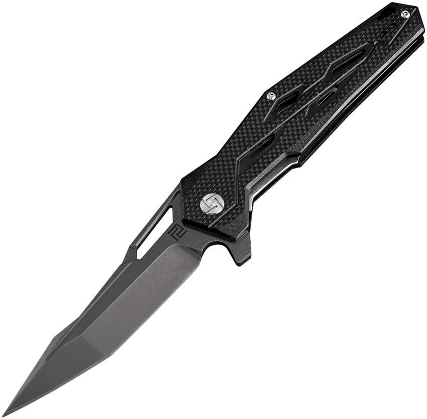 Artisan Bomardier Linerlock Black D2 1812P-BBK by Artisan