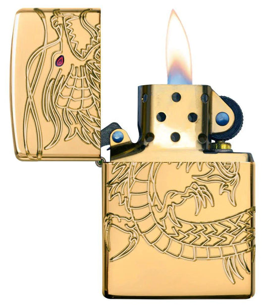 Asian Dragon Armor® Lighter by Zippo