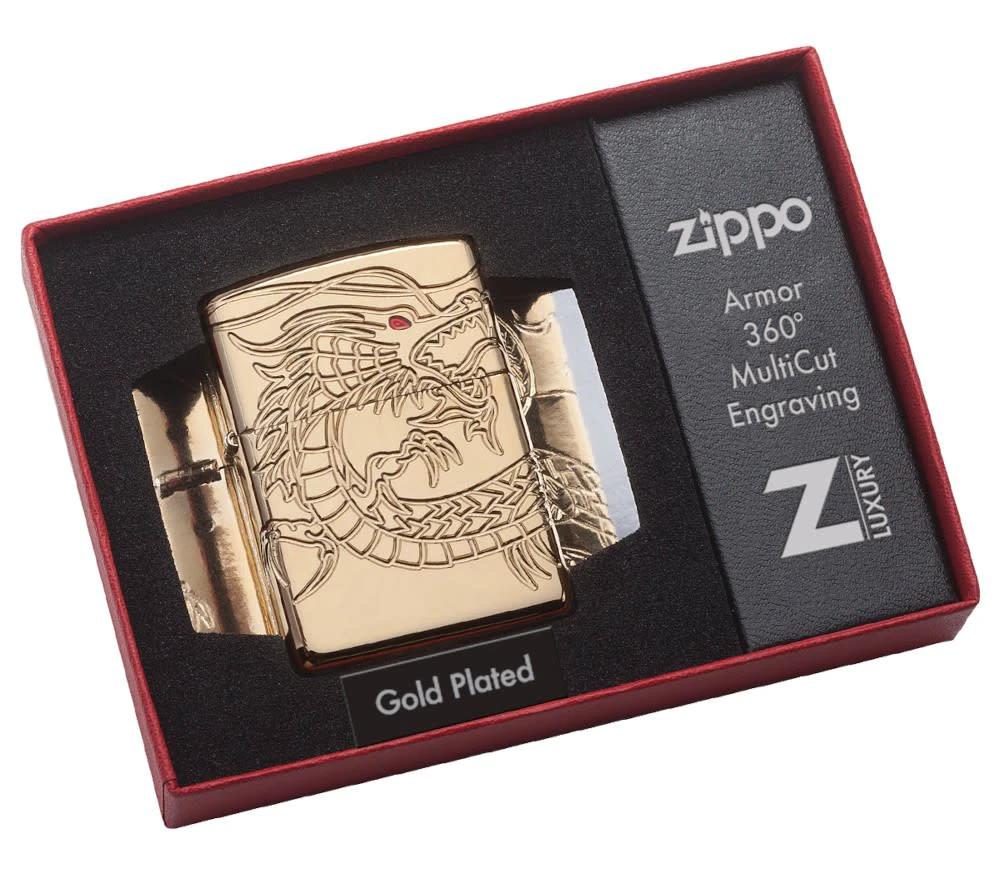 Asian Dragon Armor® Lighter by Zippo