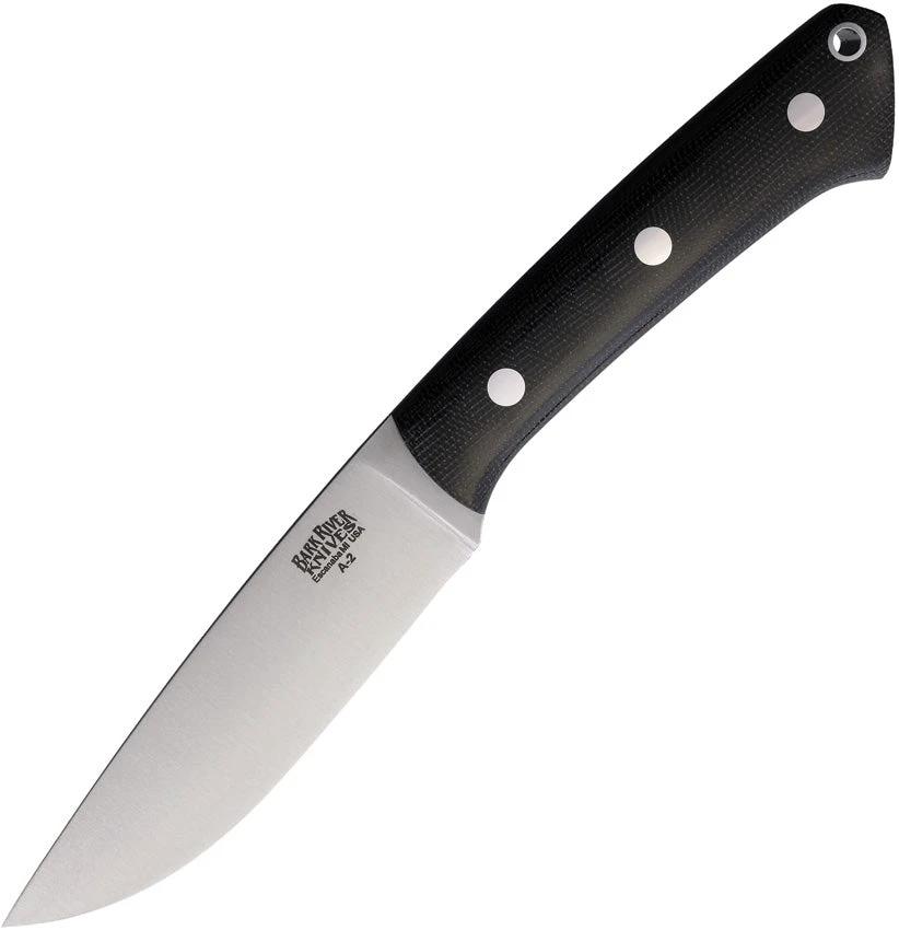 Bark River Fox River Black Canvas Micarta 01-113MBC by Bark River