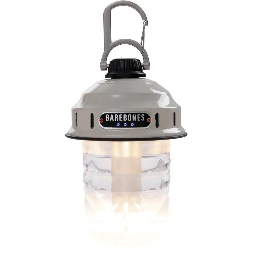 Barebones Living Beacon Hanging Lantern White Water Resistant Rechargeable LED With 3W Cree For Outdoor Enthusiasts by Barebones Living