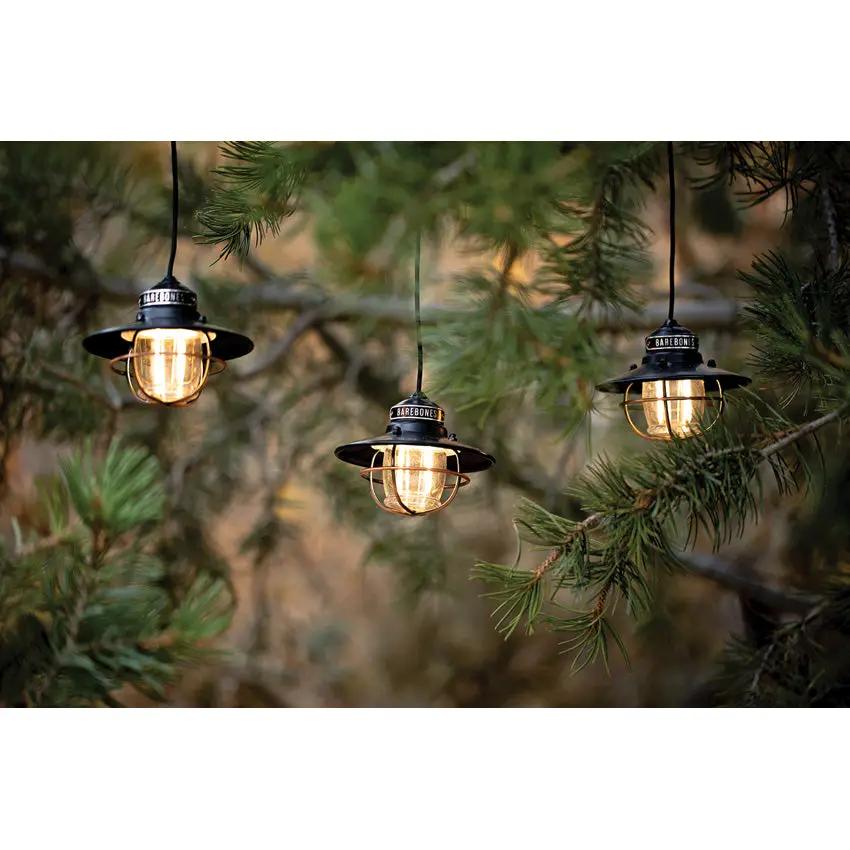 Barebones Edison String Lights Bronze LIV-265 Outdoor Weatherproof LED For Patio by Barebones Living