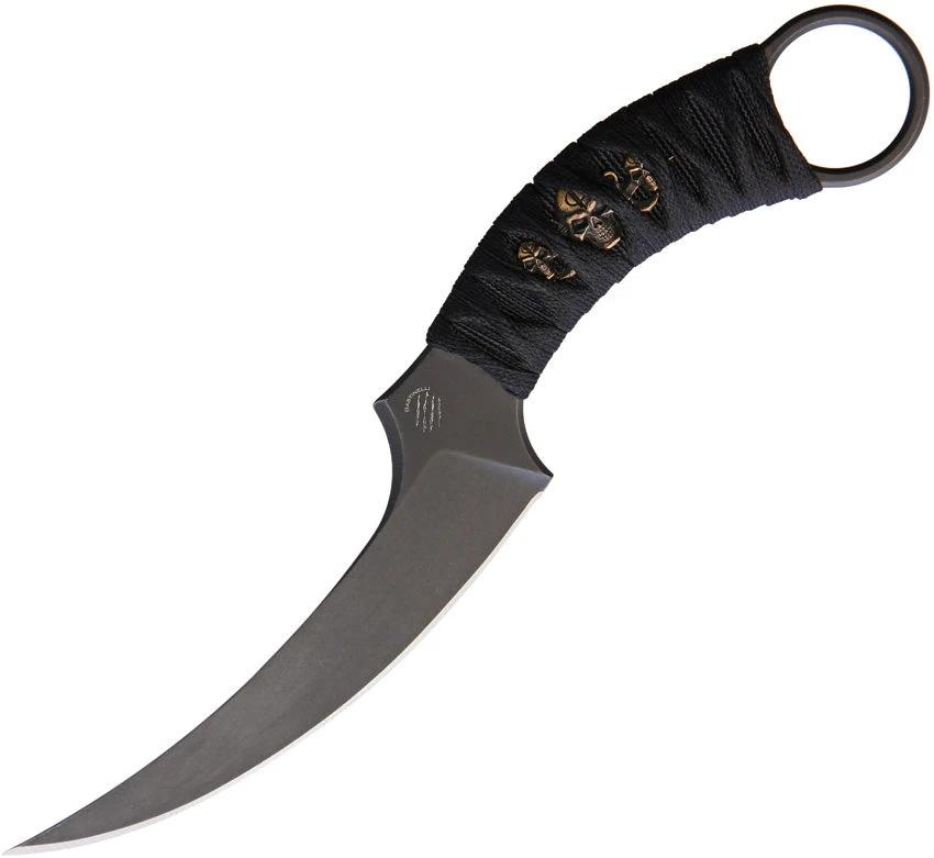 Bastinelli Creations Mako Fixed Blade MAKO FIXED WRAP + BRONZE MENUK by Bastinelli Creations