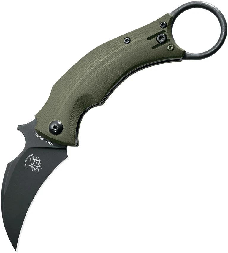 Bastinelli Creations Black Bird Linerlock OD Green FX-591 OD by Bastinelli Creations