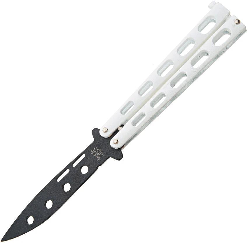 Bear & Son Butterfly Knife Trainer White 115WTR by Bear & Son