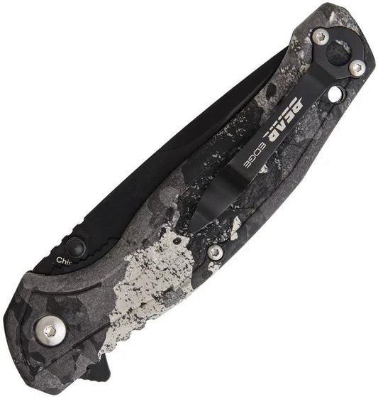 Bear Edge Brisk 2.0 Sideliner Assisted Opening EDC Knife With Midnight Zytel Handle by Bear Edge