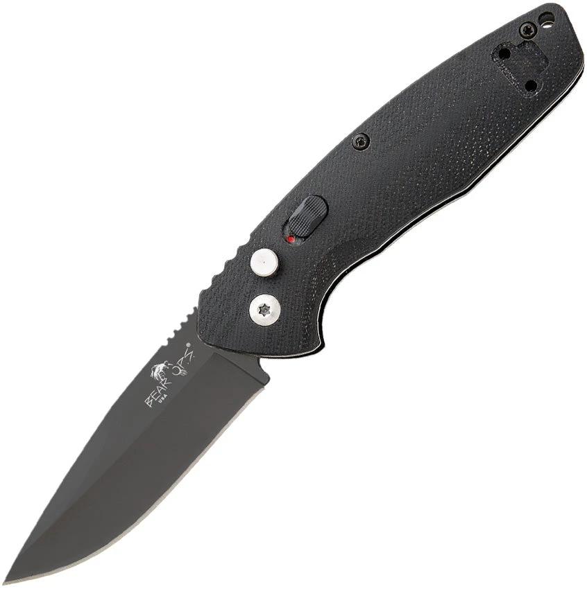 Bear & Son Auto Bold Action X Black AC-1000-B4-B by Bear & Son