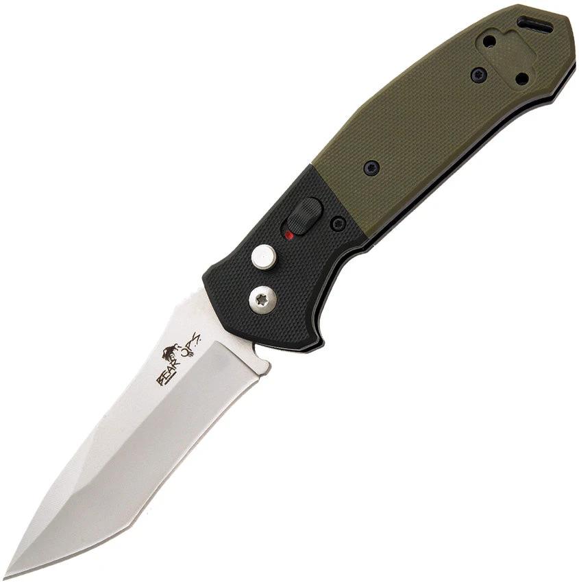 Bear & Son Auto Bold Action V Button Lock AC-500-B4-P by Bear & Son