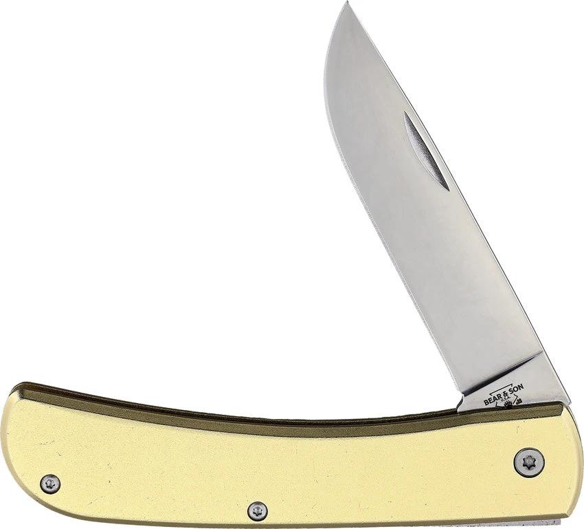 Bear & Son Large Folder Yellow Aluminum C138 by Bear & Son