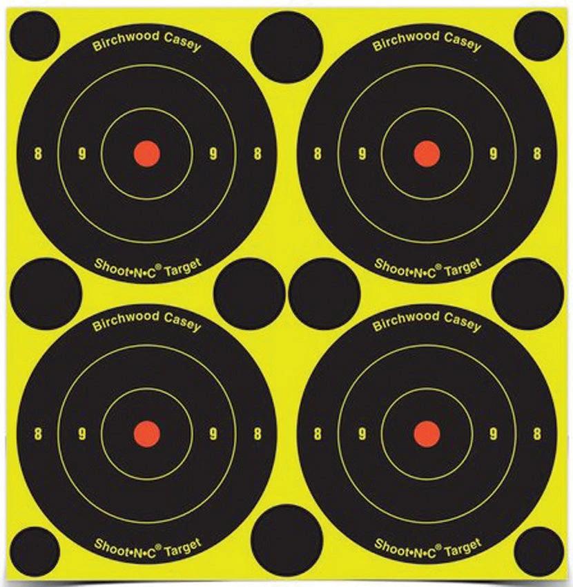 Birchwood Casey Shoot-NC 3in Bulls Eye Target BC-34315 by Birchwood Casey