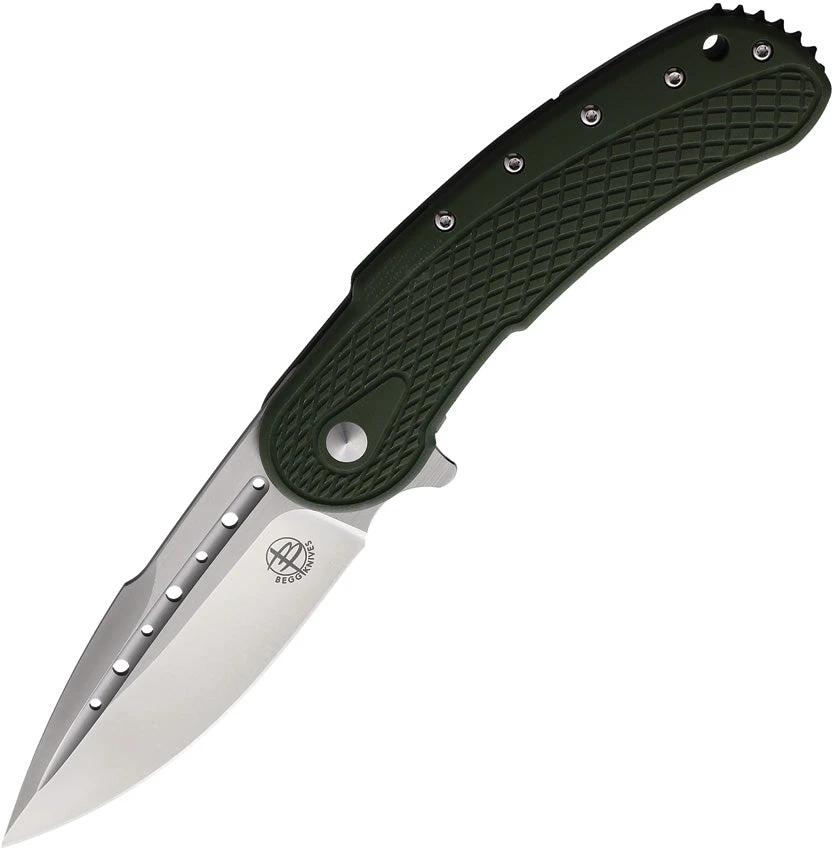 Begg Knives Bodega Framelock OD BODEGA by Begg Knives