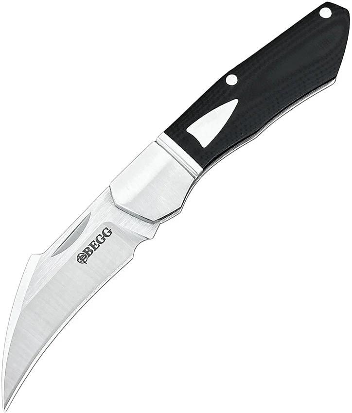 Begg Knives Hawkbill Slip Joint BG041 BZ011720S by Begg Knives