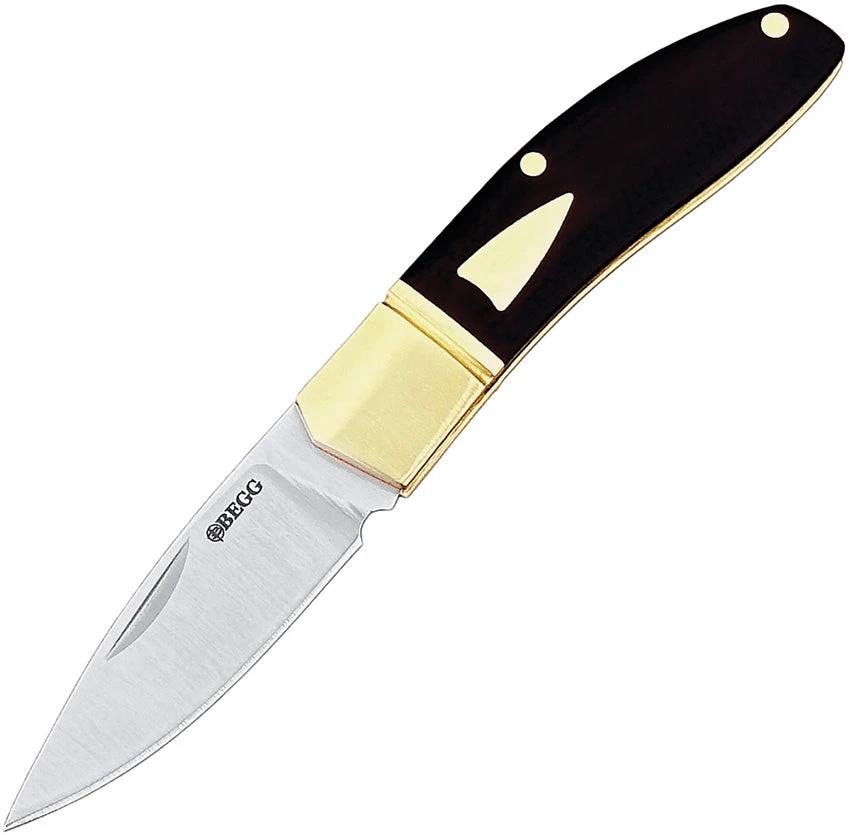 Begg Knives Mini Hunter Slip Joint Blk BG045 BZ011715S by Begg Knives