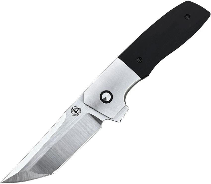 Begg Knives Seishin Bolster Lock Black G10 BG052 BLACK G10 by Begg Knives