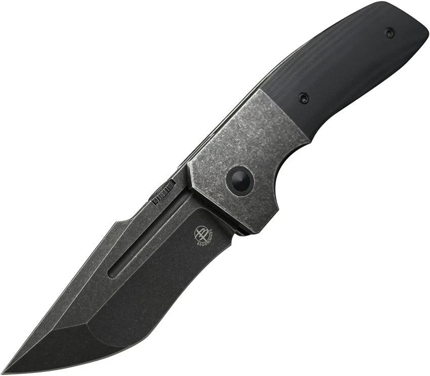 Begg Knives One Bolster Lock Blackout ONE BLACKOUT by Begg Knives