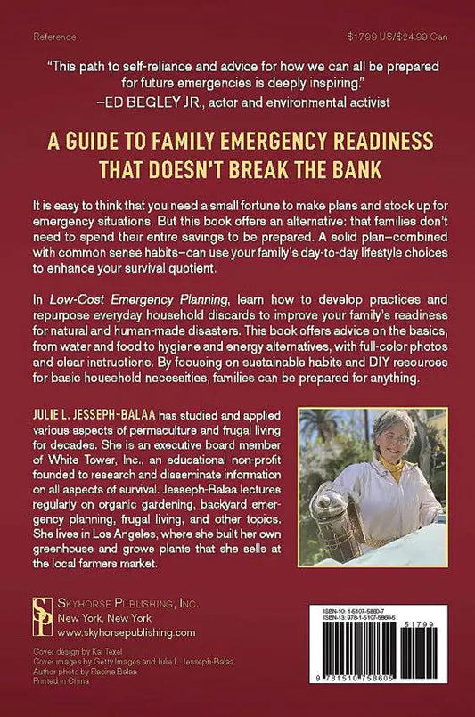 Emergency Plan For Families DIY Disaster Preparedness Guide By Julie L Jesseph Bala by Books