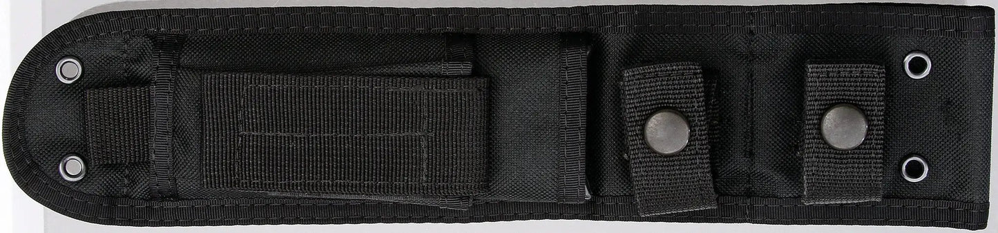 Becker Crewman Survival Knife 11in Full Tang 5.5in 1095 Cro Van Black Coated Blade With Belt Sheath For Outdoorsmen by Becker