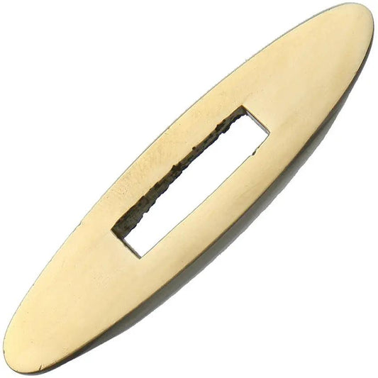 Knifemaking Brass Double Guard BL-007 Guard - Durable Brass Construction And Two Inch Overall by Knifemaking