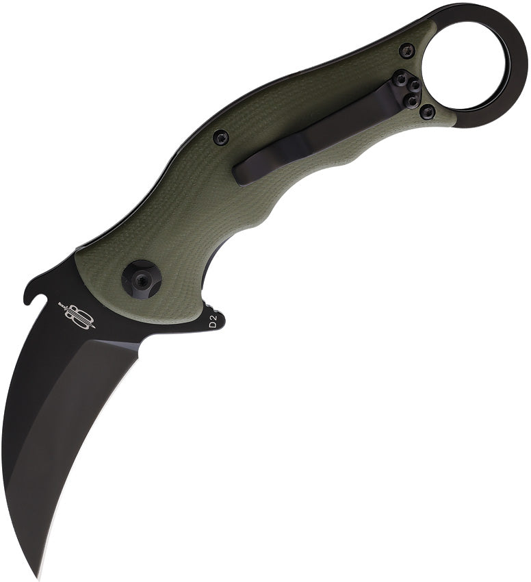 BucknBear Tactical Karambit Linerlock BNB1221KFG